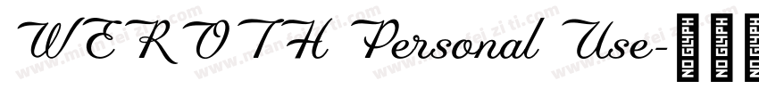 WEROTH Personal Use字体转换